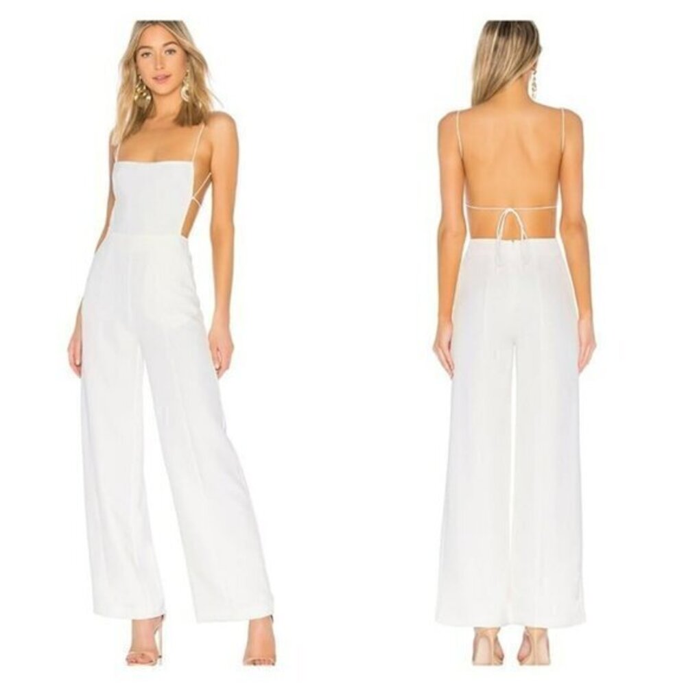 NBD Prosecco Jumpsuit - Ivory